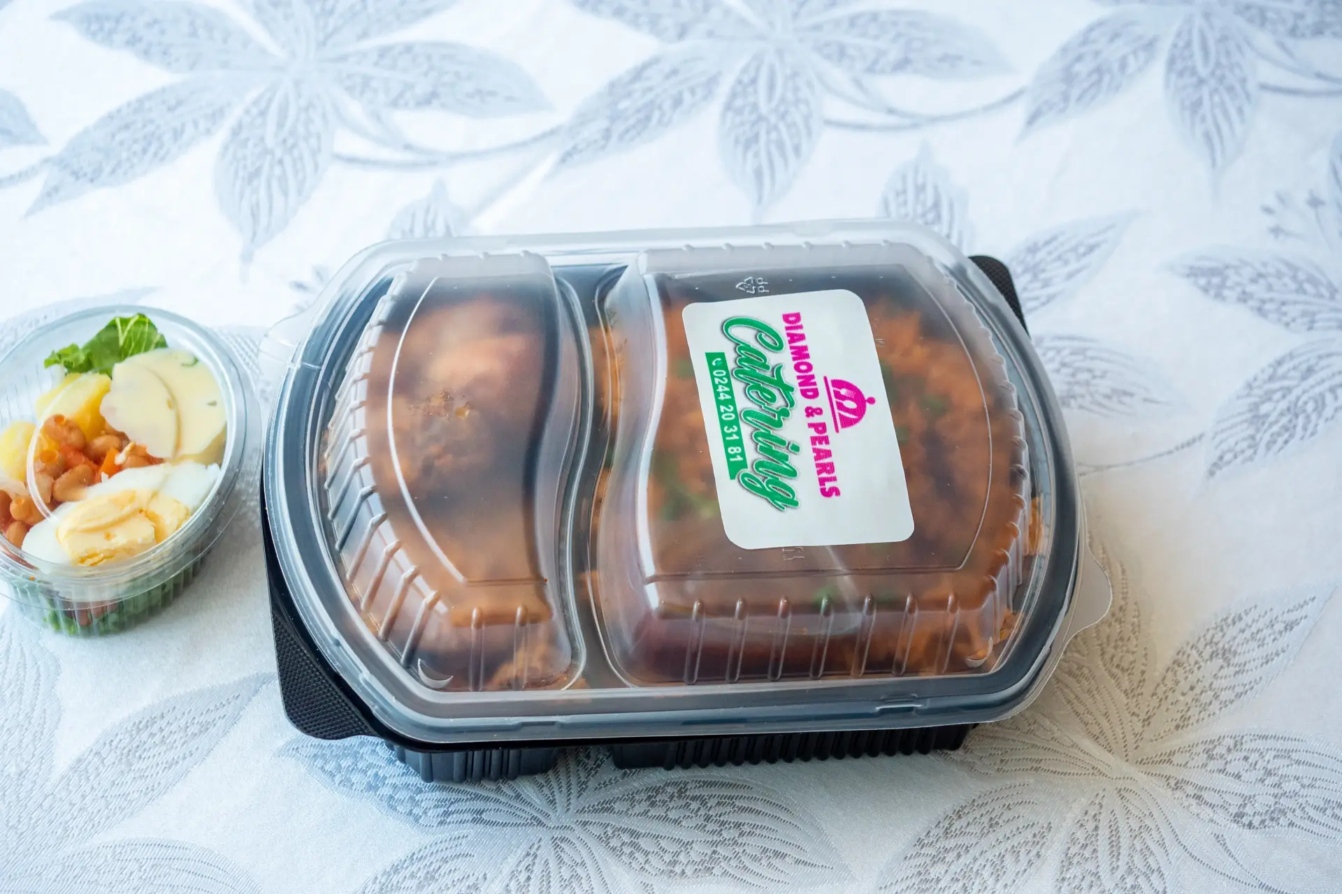 Special Friday Waakye Fully Loaded  catering package — Diamonds & Pearls Catering Accra